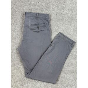 Allen Solly Men Custom Fit Gray Chinos Pants Size 36